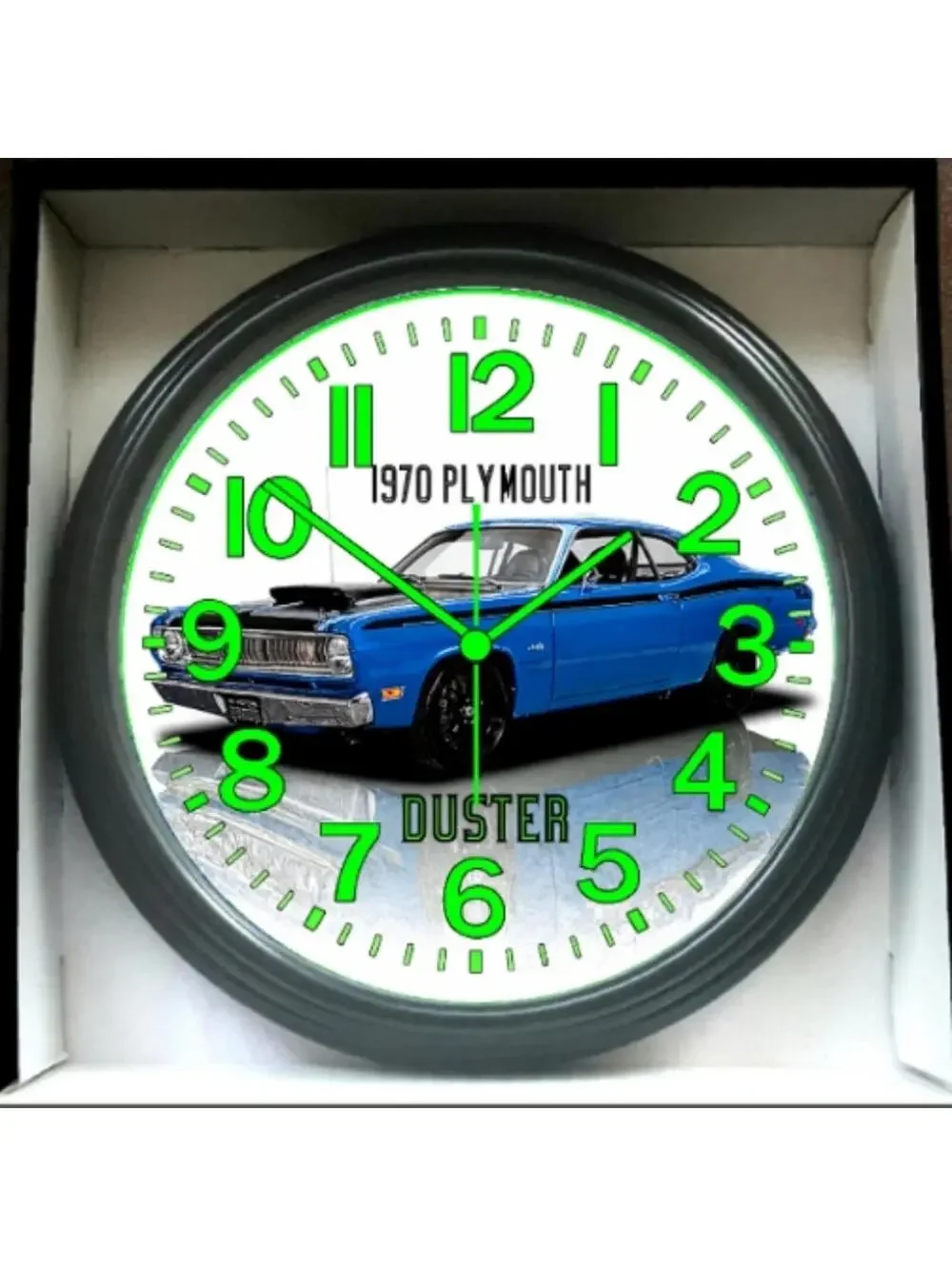 Glow In The Dark 1970 Plymouth GTX Wall Clock – Muscle Car NEW!